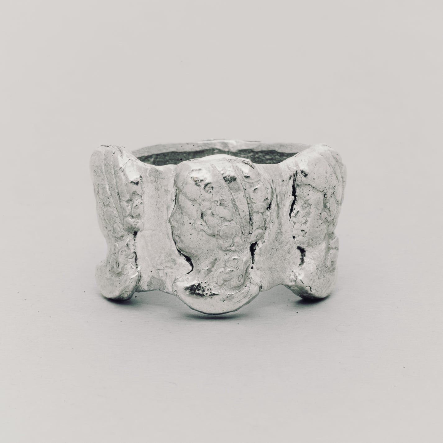 Cameo Triptych Ring - Size 5.5