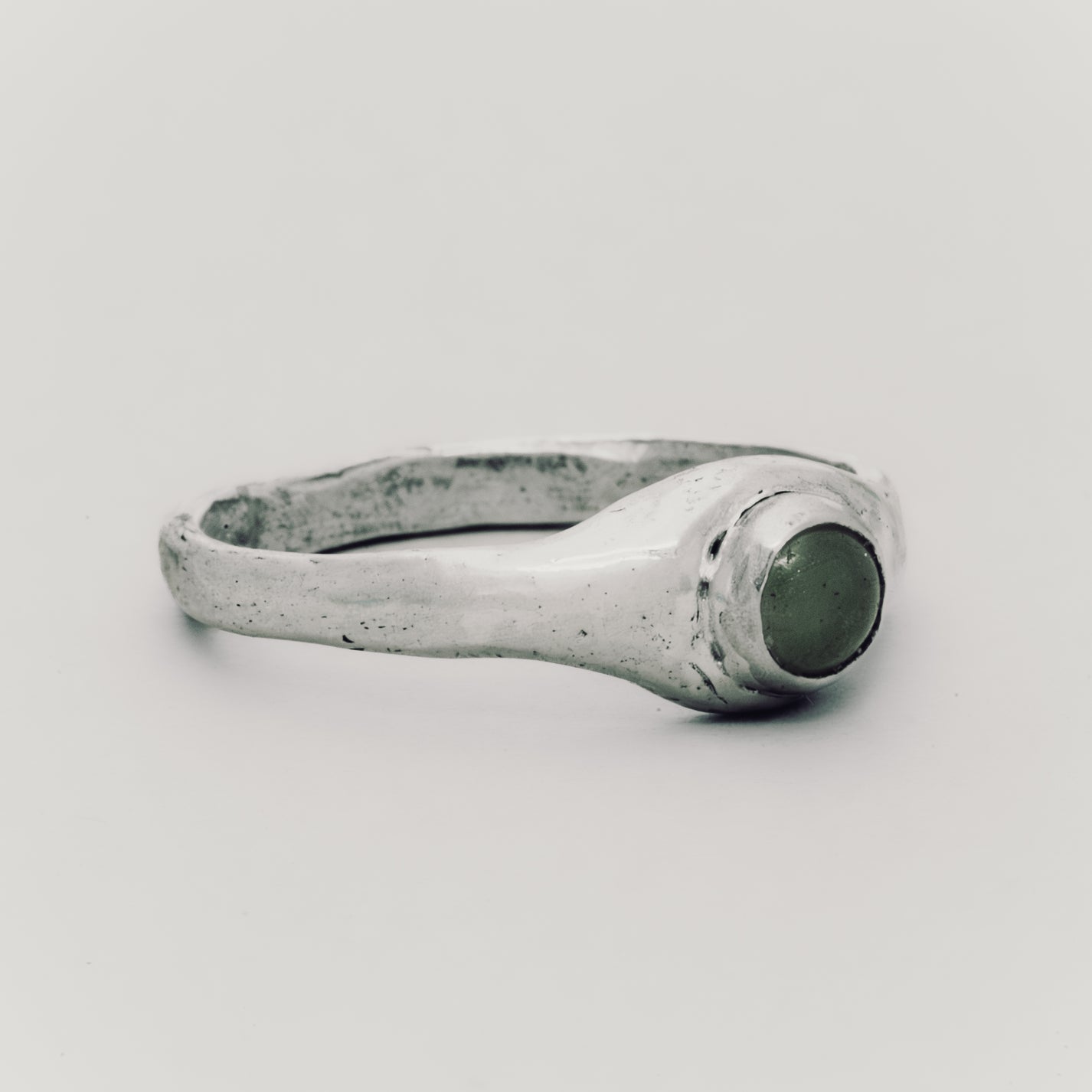 Aventurine Thin Band Ring - Size 6.25, 8
